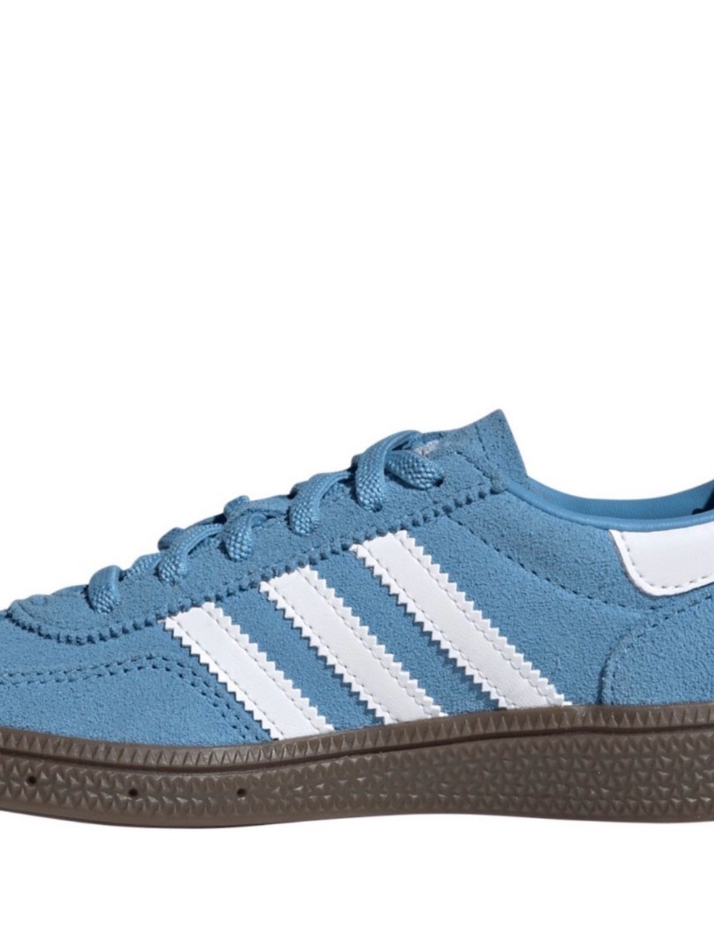 Adidas Spezial Blue Suede Sneakers with White Stripes- offers welcomed